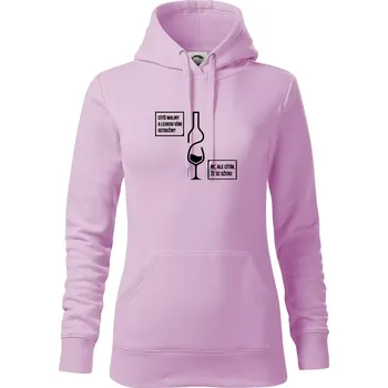 Dámská mikina Cítím, že se ožeru - Mikina dámská Cape s kapucí - XS ( Orchid )