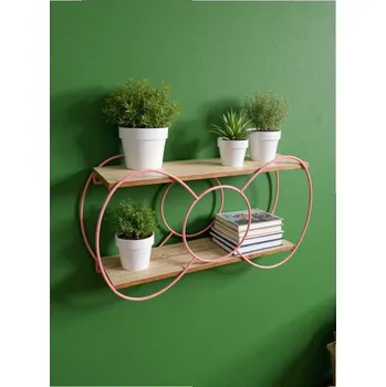 police Sinsay - Kovová nástěnná polička - pastelová růžová - 096GE-03X - 096GE-03X-ONE