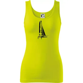 Katamarán z boku - Dámské tílko - XL ( Limetková )