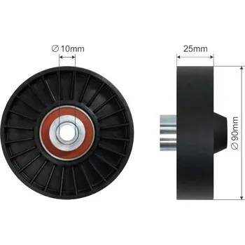 Napínací kladka, žebrovaný klínový řemen, FT44548
