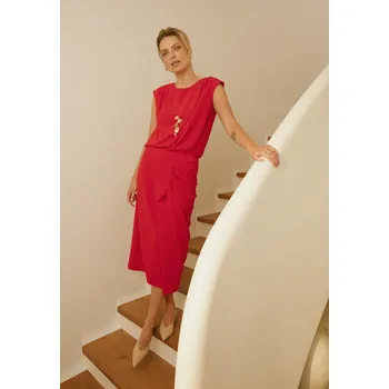 Dámská sukně Tatuum POUZDROVÁ SUKNĚ S ŘASENÍM — SINIA