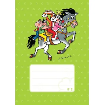 Set školních potřeb Školní sešit Čtyřlístek 512 - linkovaný A5 / 10 listů