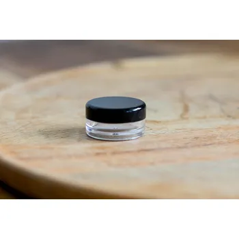 Průhledná miska s černým víčkem 3 ml, WHITE ORCHID