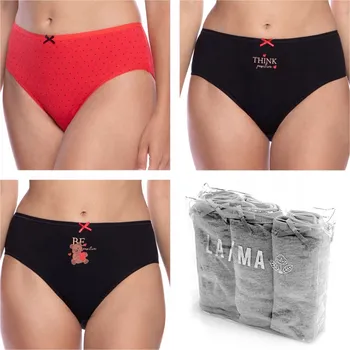 Dámské spodní prádlo Kalhotky Lama L-127BI-27 A'3 2XL Lama XXL MIX BAREV