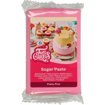 Funcakes FunCakes potahový fondán - Pretty Pink - růžová - 250g
