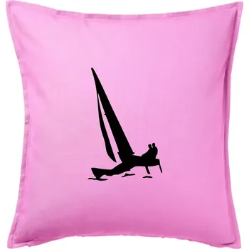 Polštář Katamarán 2 osoby - Polštář 50x50 - 50x50 - Pouze potah ( Růžová )