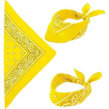 Karnevalový doplněk Šátek žlutý