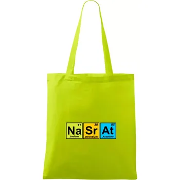 Barevná tabulka nasrat - Taška bavlněná - 42 x 38 cm ( Limetková )