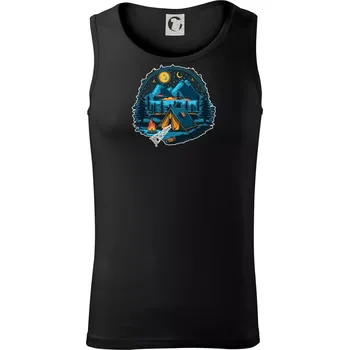 Pánské termoprádlo Jeseníky pod stanem - Tílko pánské Core - S ( Černá )