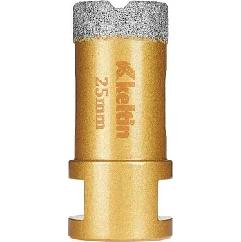 Vrták Vrták diamantový korunkový, závit M14 do úhlové brusky průměr 25 mm, GEKO