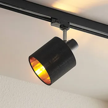 Bodové svítidlo Arcchio Heleni Spot track system černé zlato - Stínidlo - Ø 12 cm, výška 11 cm pískově černá, zlatá 1 x 10 W LED - Doprava zdarma