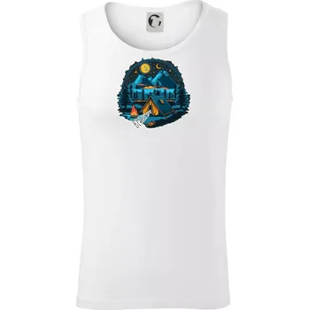 Beskydy pod stanem - Tílko pánské Core - M ( Bílá )