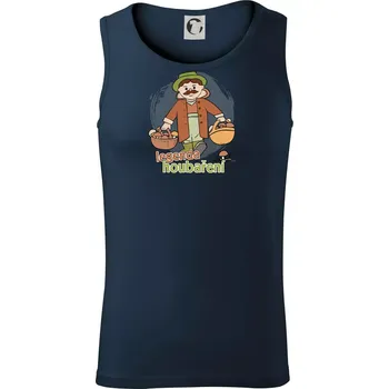 Legenda houbaření - Tílko pánské Core - L ( Námořní modrá (velmi tmavá - téměř černá) )