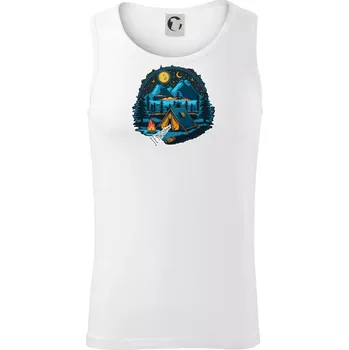 Pánské termoprádlo Jeseníky pod stanem - Tílko pánské Core - M ( Bílá )