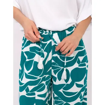 Dámské kalhoty Kalhoty D73771M62237F tmavě zelené S