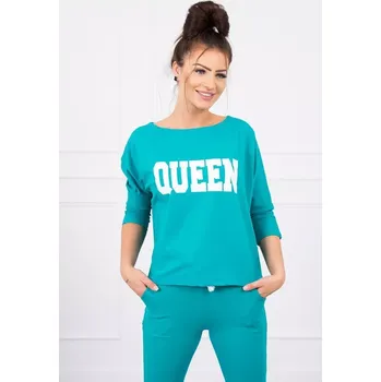 Sada Queen s potiskem zelená UNI