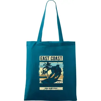 East Coast - Taška bavlněná - 42 x 38 cm ( Petrolejová )