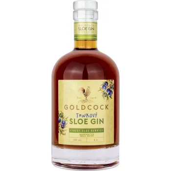 Gin Gold Cock Trnkový Sloe Gin 28 % 0,7 l