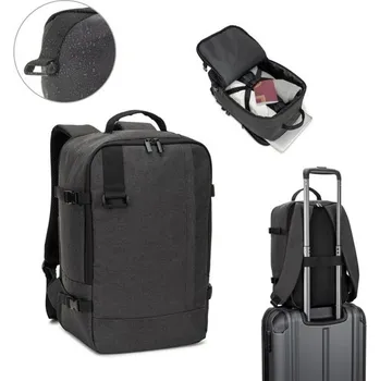 Městský batoh CIES. Batoh vyvinutý tak, aby splňoval rozměry požadované leteckými společnostmi, z recyklovaného polyesteru vysoké hustoty 600D