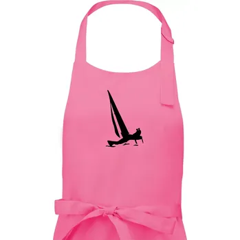 Kuchyňská zástěra Katamarán 2 osoby - Pánská zástěra na vaření - Univerzální velikost ( Růžová )
