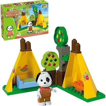 ostatní stavebnice Unico Plus Maximilian Families Kempování 29 dílů