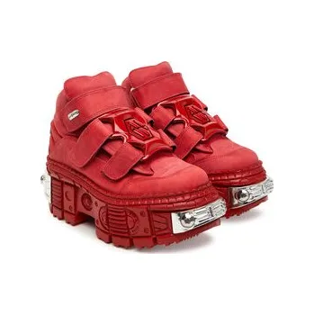 Dámské tenisky Sneakersy NEW ROCK M-WALL285-C14 Červená 38