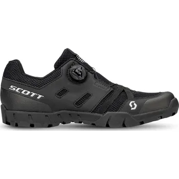 Pánské cyklistické tretry Scott Sport Crus-r Plus BOA Eco černé/stříbrné