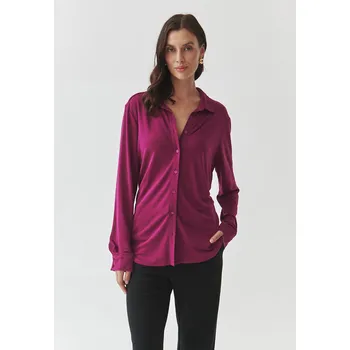 Dámská košile Tatuum DÁMSKÁ ÚPLETOVÁ KOŠILE S LÍMCEM — GANKO