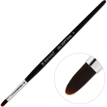 ENII NAILS Štětec na gel - soft oval 4