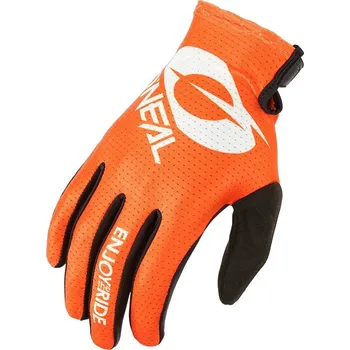Cyklistické rukavice Rukavice - O'NEAL Matrix STACKED 2026 - oranžová/bílá S