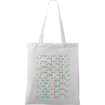 Nákupní taška Kytary celé triko - Taška bavlněná - 42 x 38 cm ( Bílá )