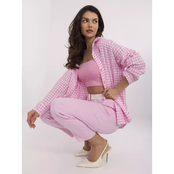 Dámské kalhoty Kalhoty DHJ SP 8830.77 světle růžové jedna velikost