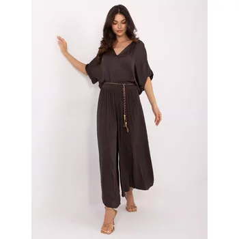 Dámské kalhoty TW SP BI kalhoty 81733.14 tmavě hnědé XL