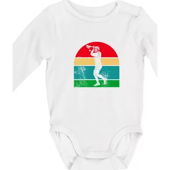 Hurling vintage - Body kojenecké s dlouhým rukávem - Dlouhý r. do 3 měs ( Bílá )