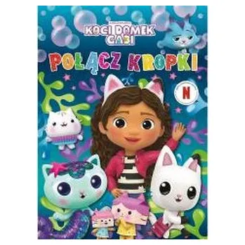 Hlavolam Koci domek Gabi. Połącz kropki