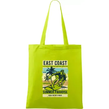 East Coast - Taška bavlněná - 42 x 38 cm ( Limetková )