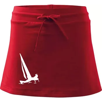 Dámská sukně Katamarán 2 osoby - Sportovní sukně - two in one - XS ( Červená )