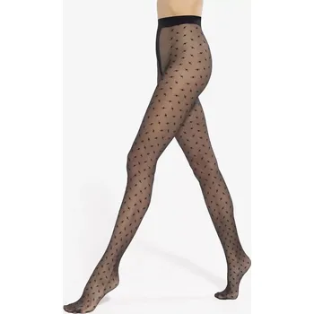 Dámské punčochy Punčocháče Gatta Trendy Dotsy wz.18 20 den 2-4 nero 2-S