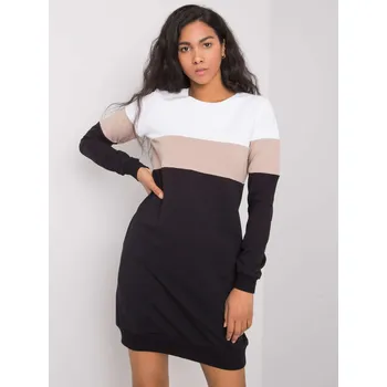 Dámské šaty Šaty RV SK 5869.04 bílo-černé S