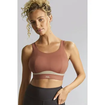 Podprsenka Panache sportovní nevyztužená podprsenka bez kostic růžová - PANPSIENNA/růžová / 36DD PAN1M012-SIENNA