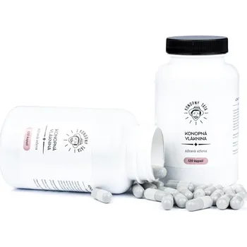 Přírodní produkt Konopný táta Konopná vláknina 120 cps.