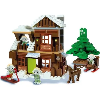 ostatní stavebnice Unico Plus Maximilian Families Horská chata kompatibilní 203 dílů