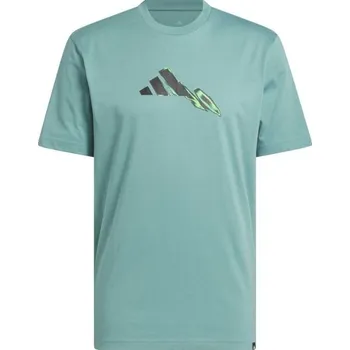 Pánské tričko adidas M LIGHT MVMT TEE 3XL Zelená, Tmavě zelená