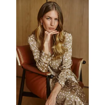 Dámská košile Tatuum DÁMSKÁ VZOROVANÁ KOŠILE Z VISKÓZOVÉHO SATÉNU - NIKA