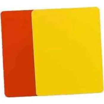 MERCO Karty pro rozhodčí - červená + žlutá