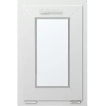 Okno Jednokřídlé plastové sklopné okno 86x45