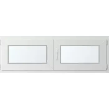 Okno Dvoukřídlé plastové okno pravé 160x60