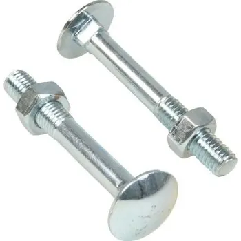 Šroub Šroub s vratovou hlavou PROFI DEPOT s maticí, délka: 200 mm, M 12, ocel, 30 ks - N PROFI DEPOT