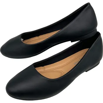 Dámské baleríny Lathay moda Dámské černé nadměrné baleríny Barva: Černá, Velikost: 38
