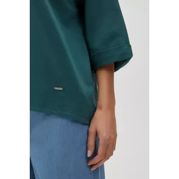 Dámská mikina Marisse Women's Sweatshirt L-Bl-4609 D.Green Marisse světle modrá | zelená 3387693